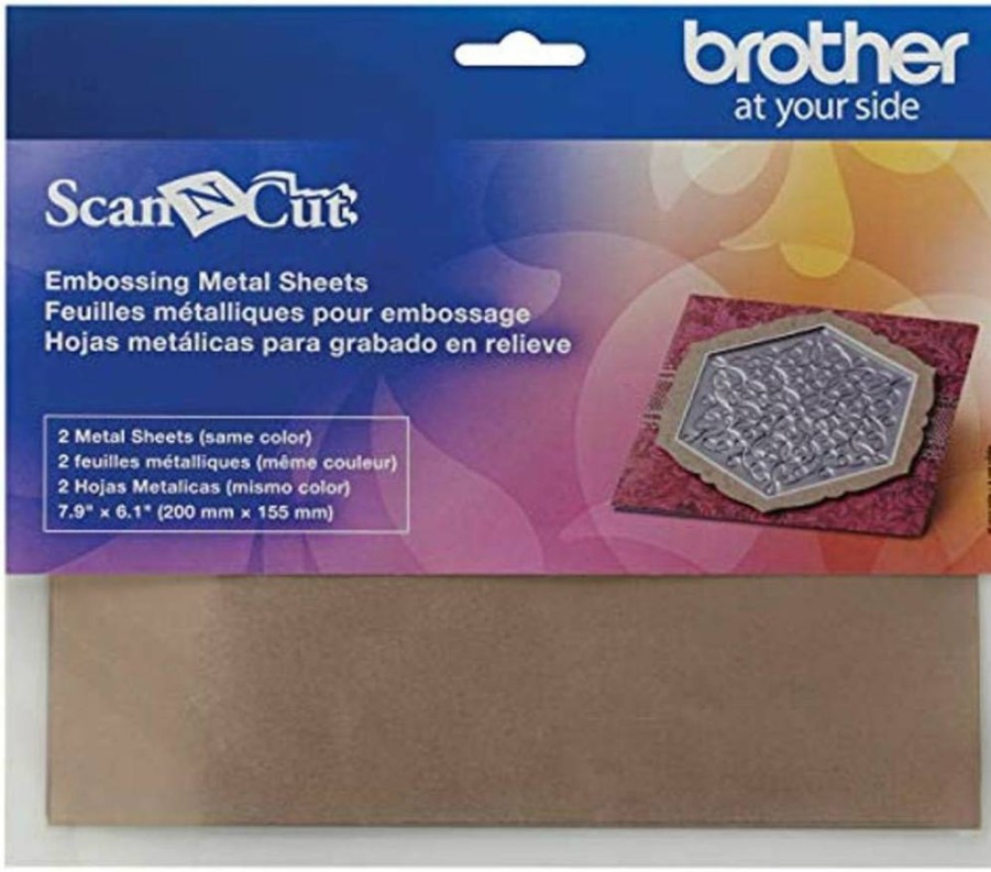 Brother Silver Embossing Accessory Kit for Crafting and Scrapbooking - CABSSMS1